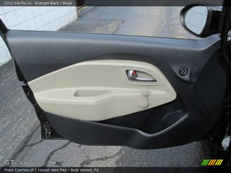 Midnight Black / Beige 2012 Kia Rio LX