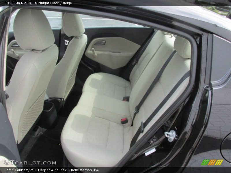 Midnight Black / Beige 2012 Kia Rio LX