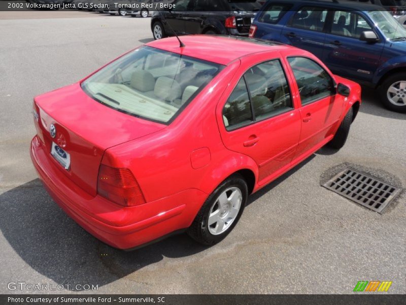 Tornado Red / Beige 2002 Volkswagen Jetta GLS Sedan