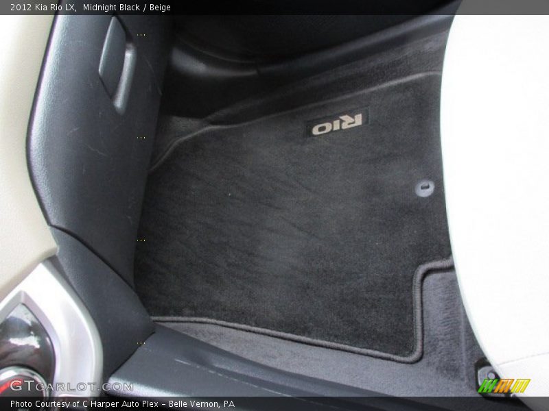 Midnight Black / Beige 2012 Kia Rio LX