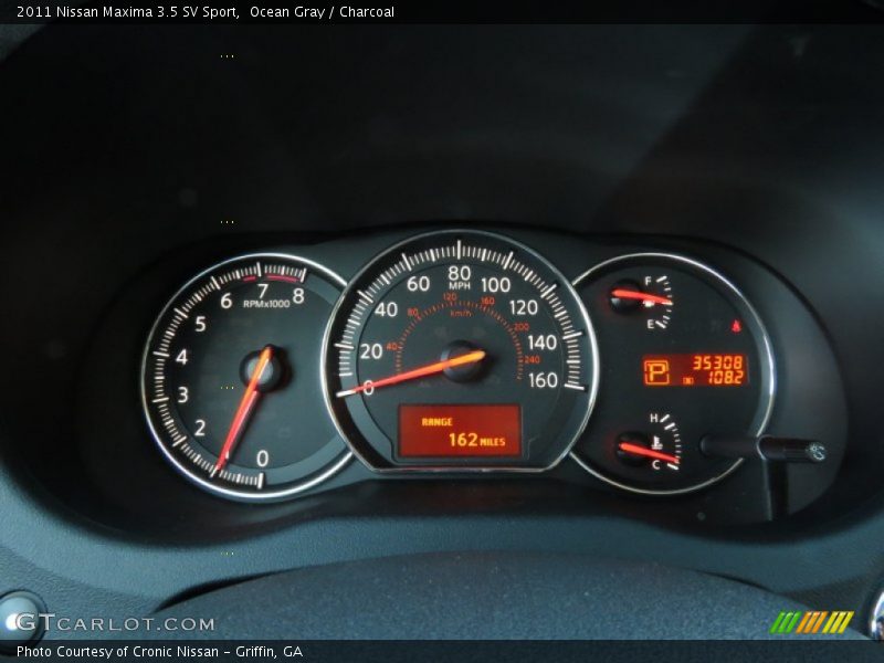 Ocean Gray / Charcoal 2011 Nissan Maxima 3.5 SV Sport