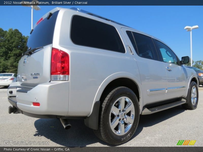 Brilliant Silver / Charcoal 2012 Nissan Armada Platinum