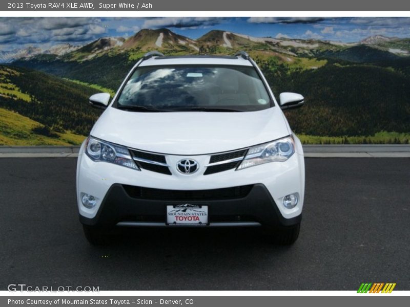 Super White / Ash 2013 Toyota RAV4 XLE AWD