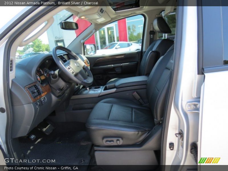 Brilliant Silver / Charcoal 2012 Nissan Armada Platinum