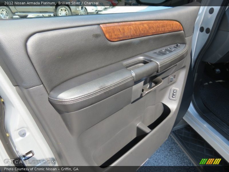 Brilliant Silver / Charcoal 2012 Nissan Armada Platinum