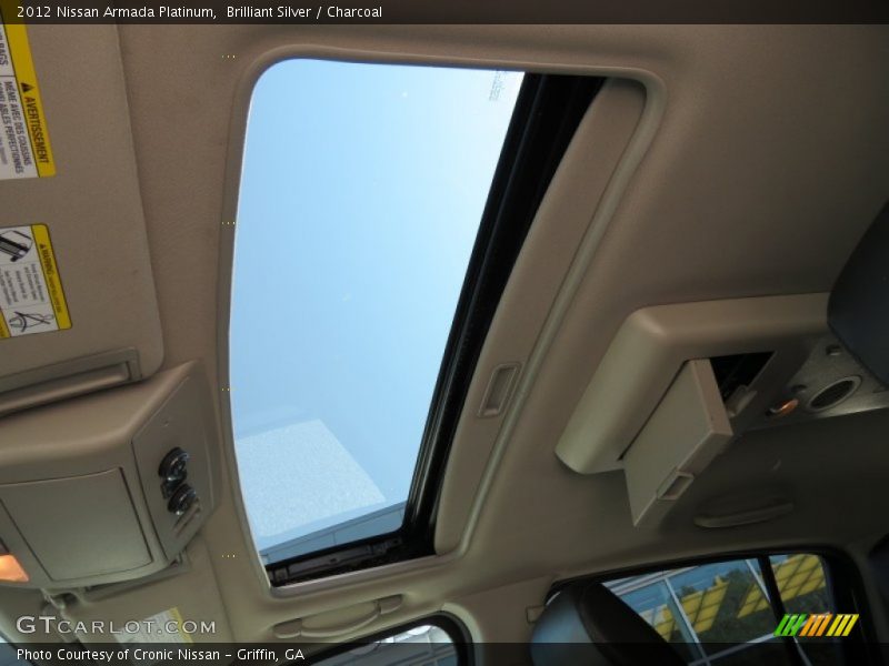 Brilliant Silver / Charcoal 2012 Nissan Armada Platinum