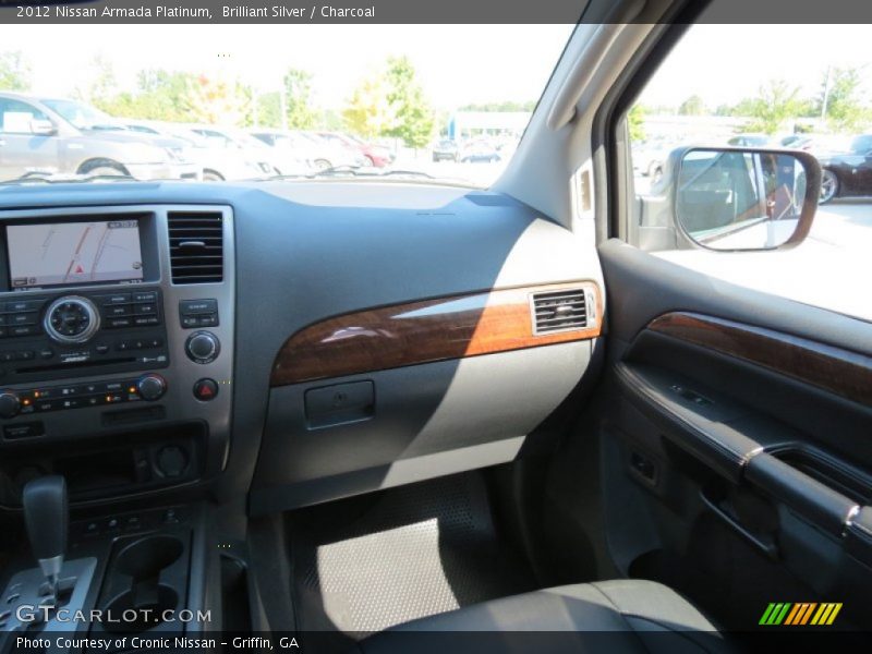 Brilliant Silver / Charcoal 2012 Nissan Armada Platinum