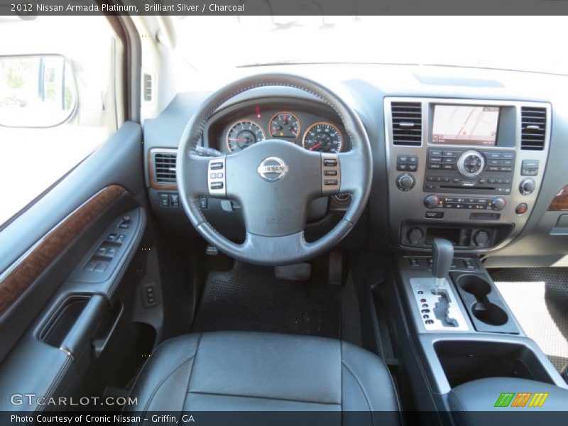 Brilliant Silver / Charcoal 2012 Nissan Armada Platinum