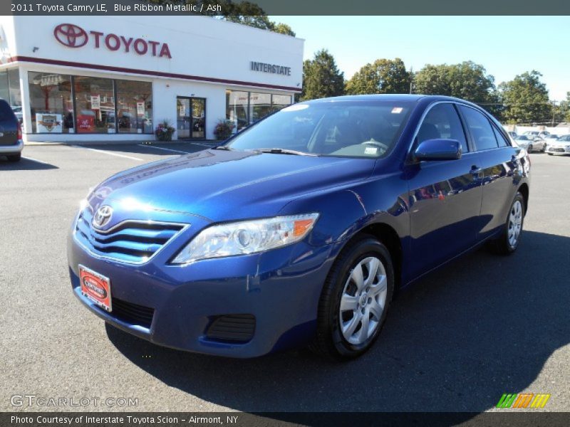 Blue Ribbon Metallic / Ash 2011 Toyota Camry LE