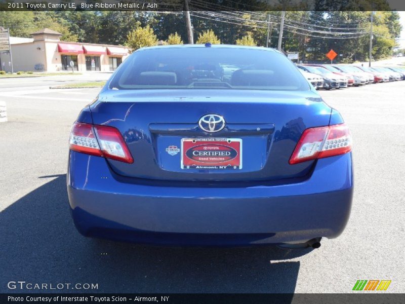 Blue Ribbon Metallic / Ash 2011 Toyota Camry LE