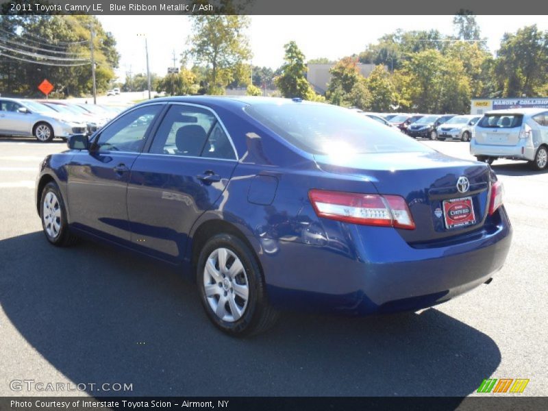 Blue Ribbon Metallic / Ash 2011 Toyota Camry LE