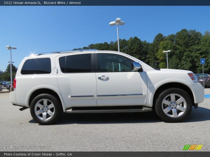 Blizzard White / Almond 2012 Nissan Armada SL