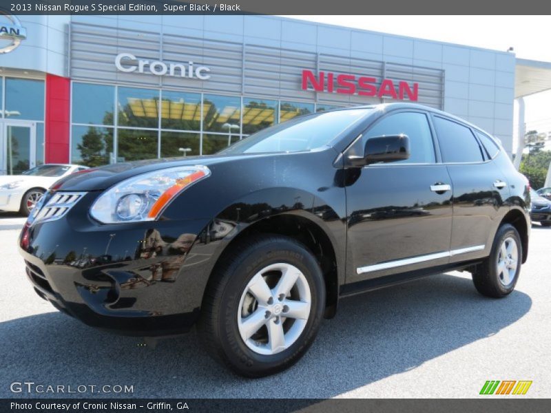 Super Black / Black 2013 Nissan Rogue S Special Edition