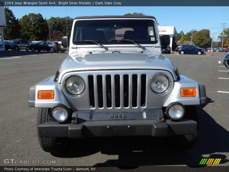 Bright Silver Metallic / Dark Slate Gray 2004 Jeep Wrangler Sport 4x4