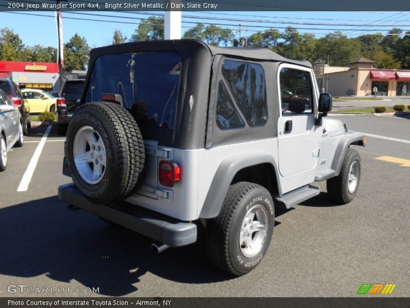 Bright Silver Metallic / Dark Slate Gray 2004 Jeep Wrangler Sport 4x4