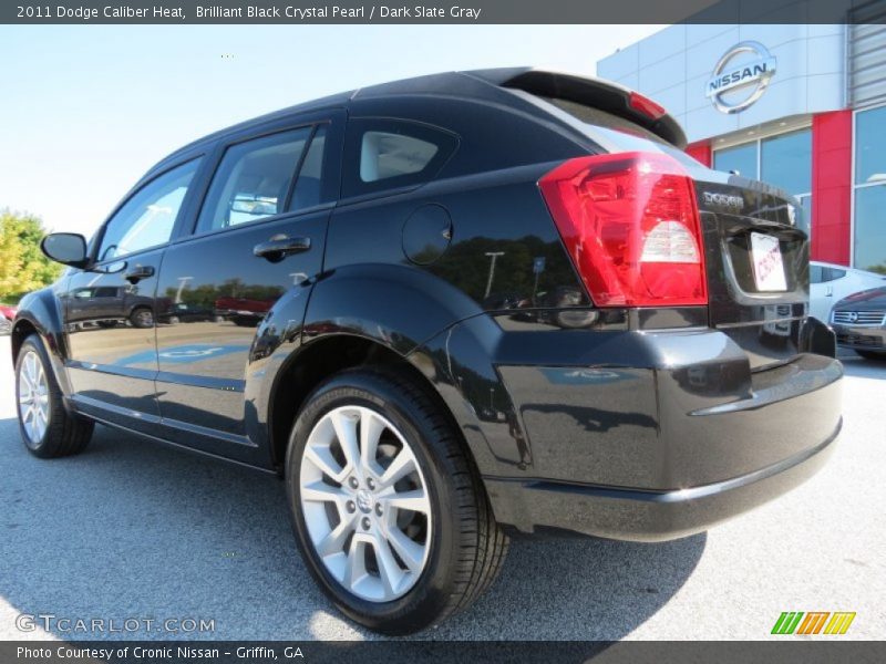 Brilliant Black Crystal Pearl / Dark Slate Gray 2011 Dodge Caliber Heat