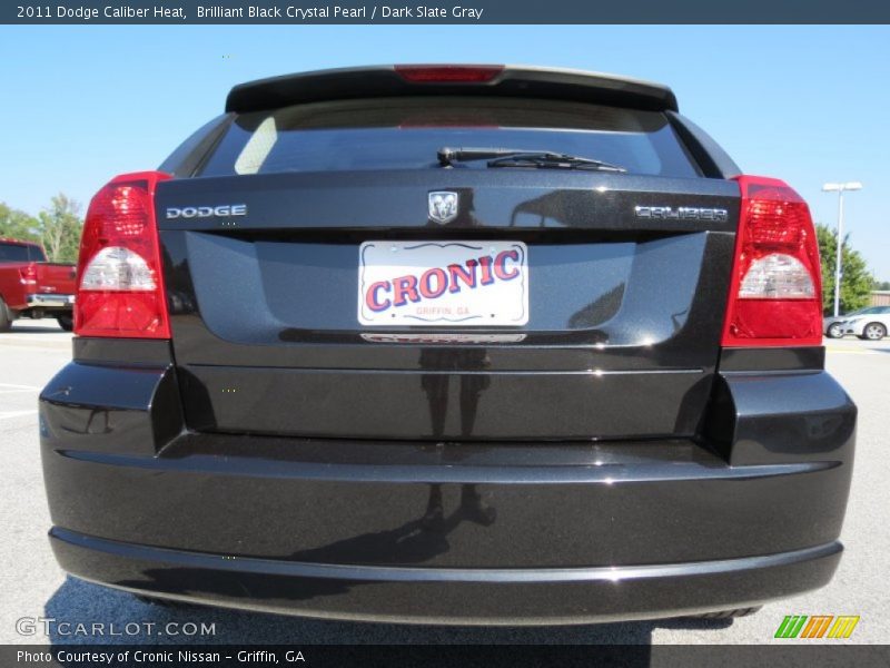 Brilliant Black Crystal Pearl / Dark Slate Gray 2011 Dodge Caliber Heat