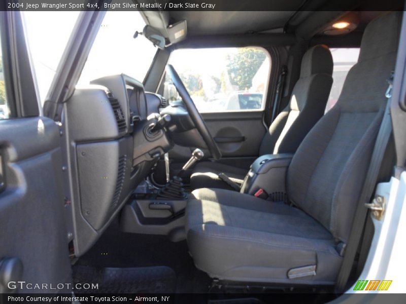 Bright Silver Metallic / Dark Slate Gray 2004 Jeep Wrangler Sport 4x4
