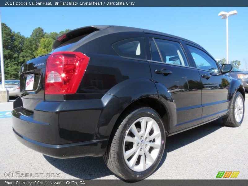 Brilliant Black Crystal Pearl / Dark Slate Gray 2011 Dodge Caliber Heat