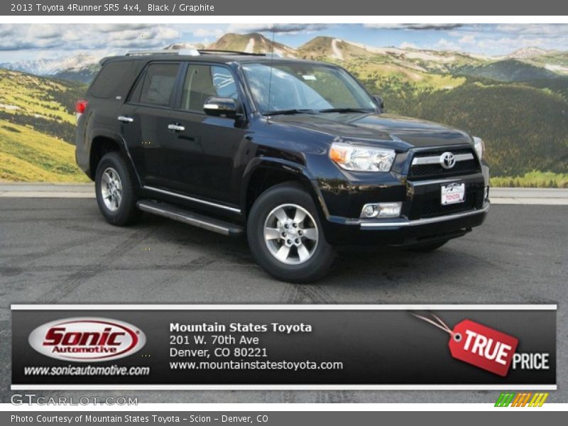 Black / Graphite 2013 Toyota 4Runner SR5 4x4