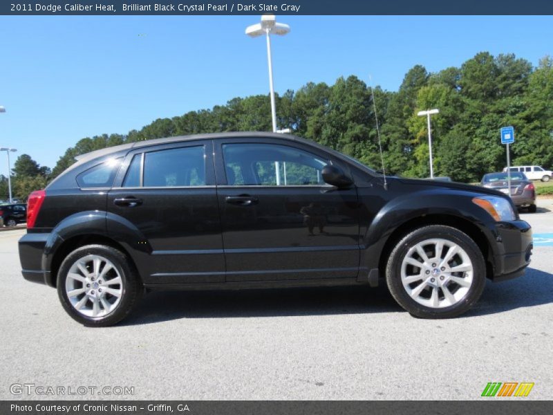 Brilliant Black Crystal Pearl / Dark Slate Gray 2011 Dodge Caliber Heat