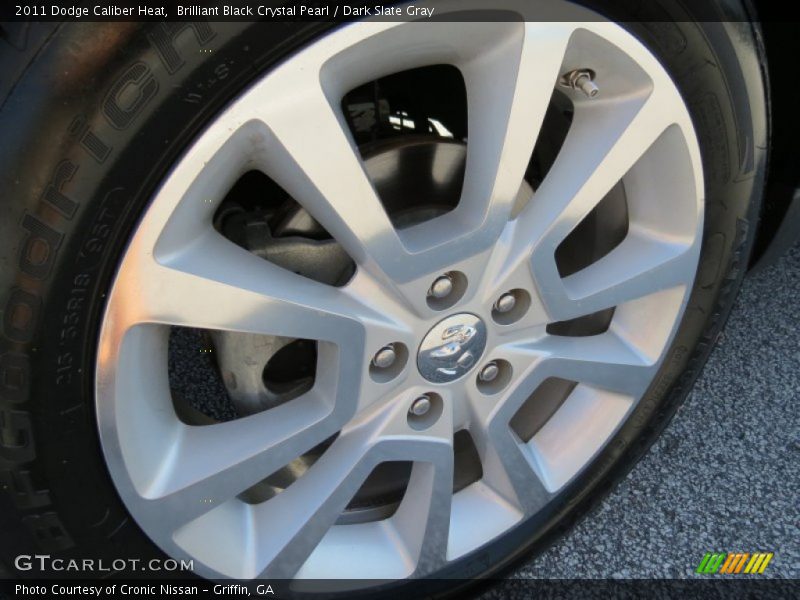 Brilliant Black Crystal Pearl / Dark Slate Gray 2011 Dodge Caliber Heat