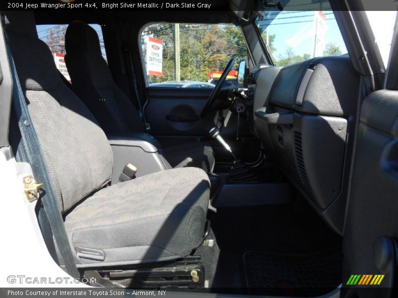 Bright Silver Metallic / Dark Slate Gray 2004 Jeep Wrangler Sport 4x4