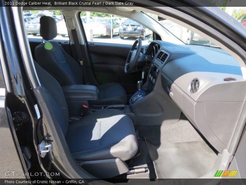 Brilliant Black Crystal Pearl / Dark Slate Gray 2011 Dodge Caliber Heat