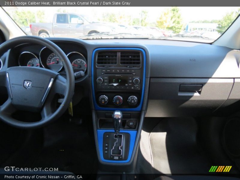 Brilliant Black Crystal Pearl / Dark Slate Gray 2011 Dodge Caliber Heat
