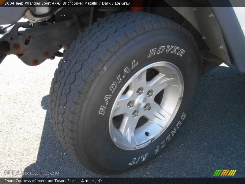 Bright Silver Metallic / Dark Slate Gray 2004 Jeep Wrangler Sport 4x4