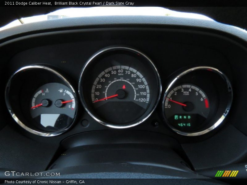 Brilliant Black Crystal Pearl / Dark Slate Gray 2011 Dodge Caliber Heat