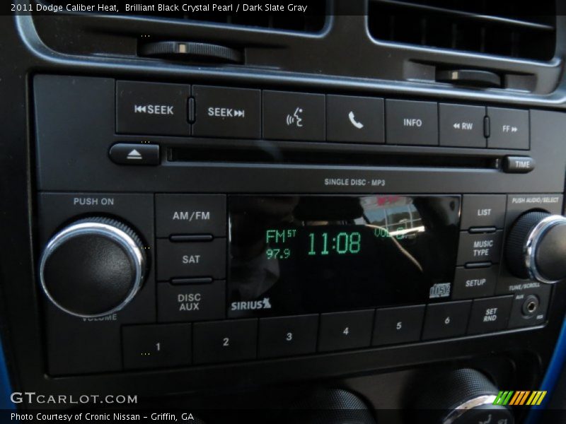 Brilliant Black Crystal Pearl / Dark Slate Gray 2011 Dodge Caliber Heat