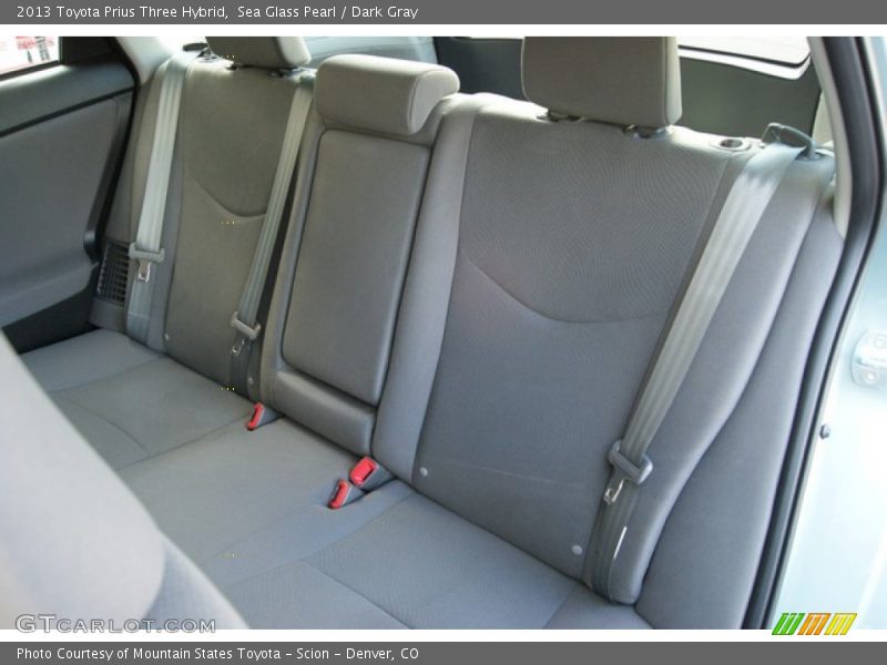 Sea Glass Pearl / Dark Gray 2013 Toyota Prius Three Hybrid