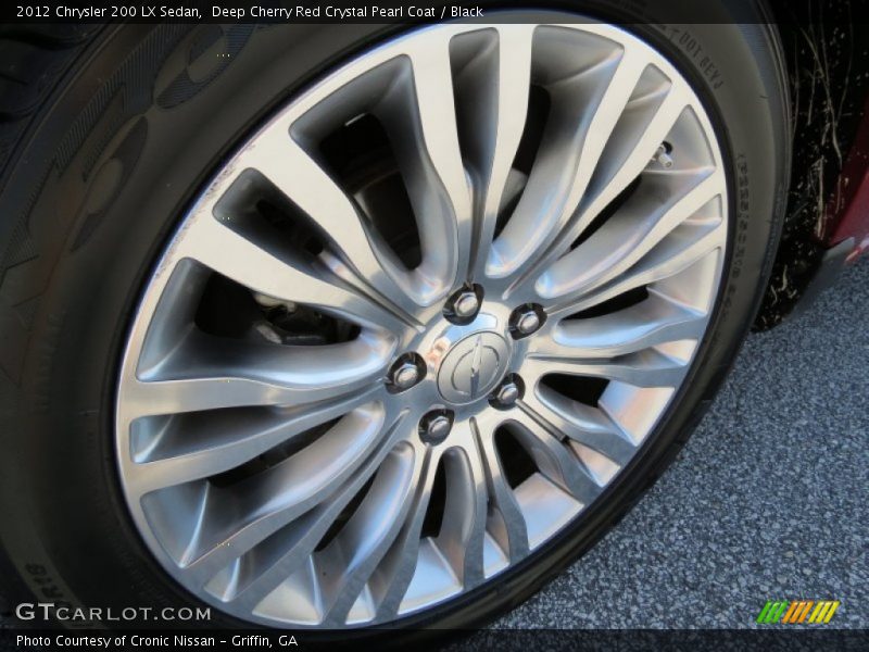 Deep Cherry Red Crystal Pearl Coat / Black 2012 Chrysler 200 LX Sedan