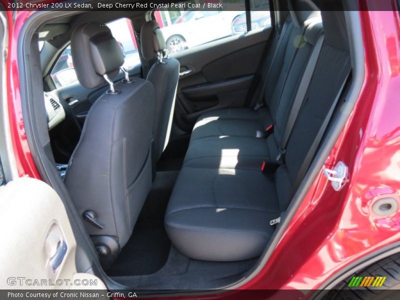 Deep Cherry Red Crystal Pearl Coat / Black 2012 Chrysler 200 LX Sedan