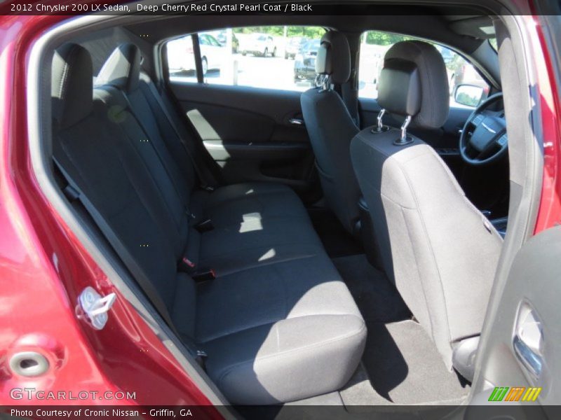 Deep Cherry Red Crystal Pearl Coat / Black 2012 Chrysler 200 LX Sedan