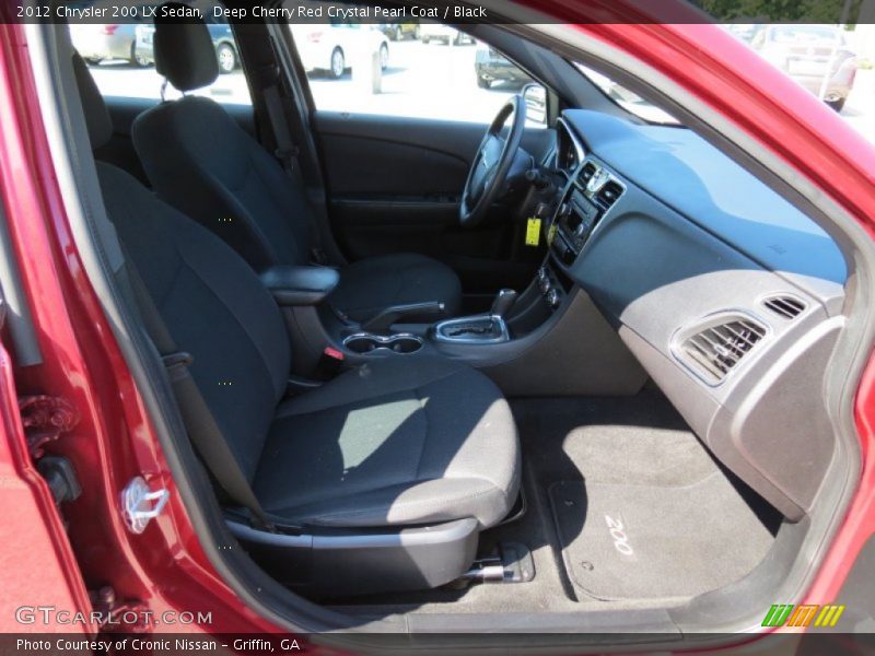 Deep Cherry Red Crystal Pearl Coat / Black 2012 Chrysler 200 LX Sedan
