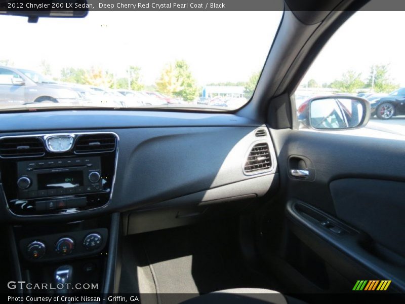 Deep Cherry Red Crystal Pearl Coat / Black 2012 Chrysler 200 LX Sedan