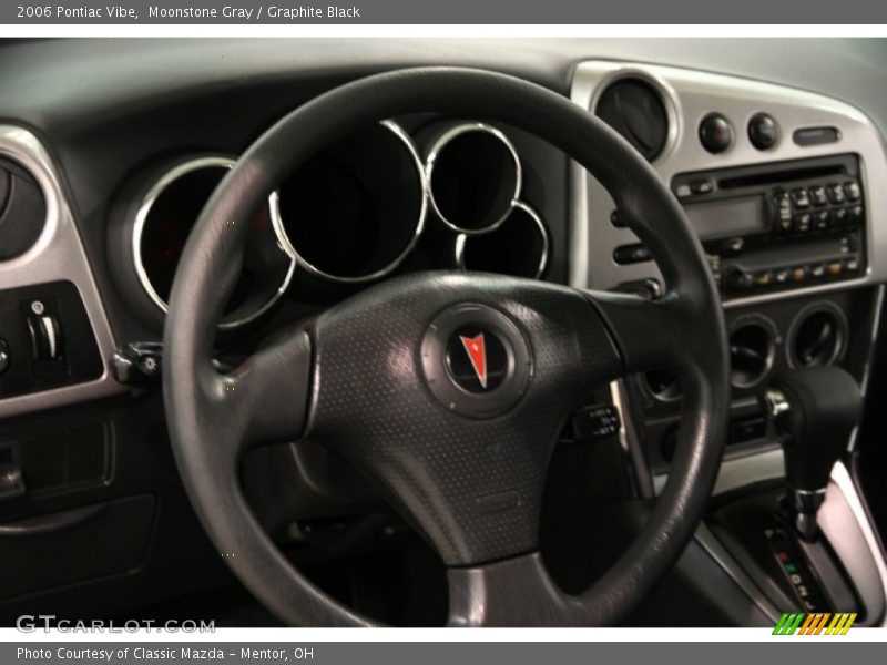 Moonstone Gray / Graphite Black 2006 Pontiac Vibe