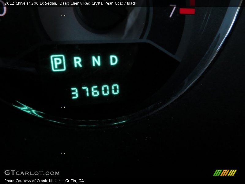 Deep Cherry Red Crystal Pearl Coat / Black 2012 Chrysler 200 LX Sedan