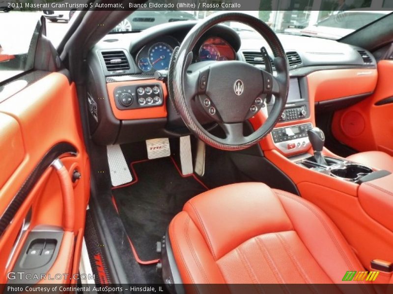  2011 GranTurismo S Automatic Rosso Corallo Interior