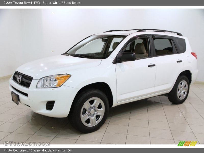 Super White / Sand Beige 2009 Toyota RAV4 4WD