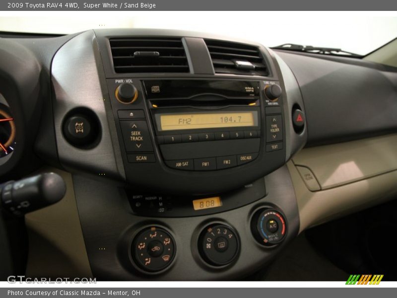 Super White / Sand Beige 2009 Toyota RAV4 4WD