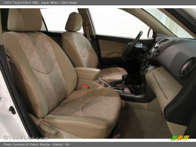 Super White / Sand Beige 2009 Toyota RAV4 4WD
