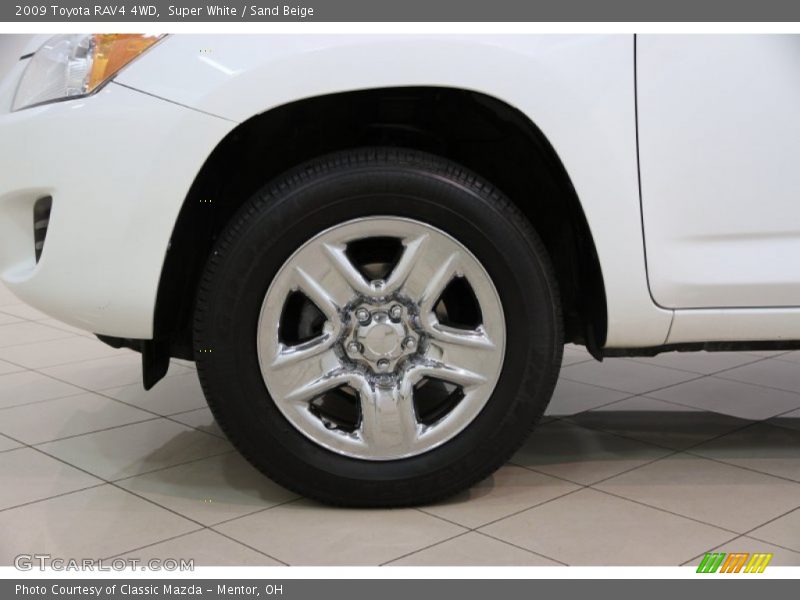 Super White / Sand Beige 2009 Toyota RAV4 4WD