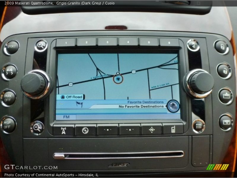 Grigio Granito (Dark Grey) / Cuoio 2009 Maserati Quattroporte
