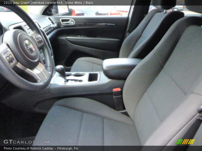 Stone White / Black 2011 Jeep Grand Cherokee Laredo 4x4