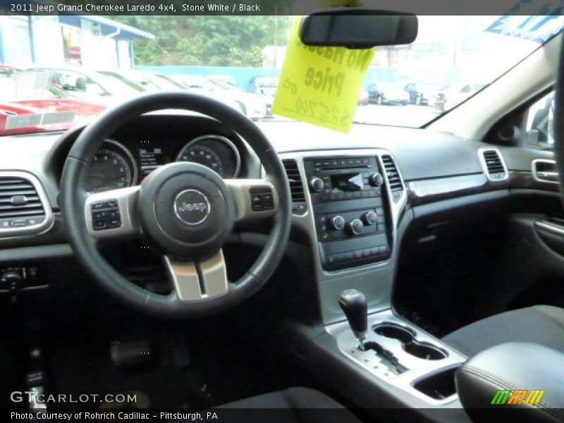 Stone White / Black 2011 Jeep Grand Cherokee Laredo 4x4