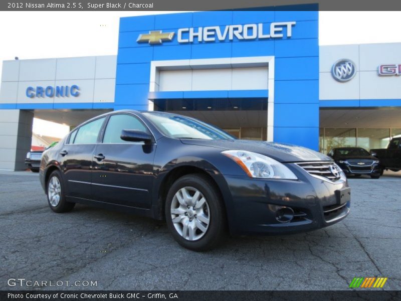 Super Black / Charcoal 2012 Nissan Altima 2.5 S