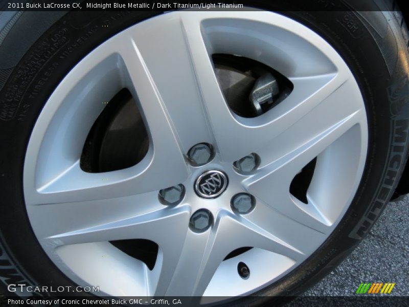Midnight Blue Metallic / Dark Titanium/Light Titanium 2011 Buick LaCrosse CX